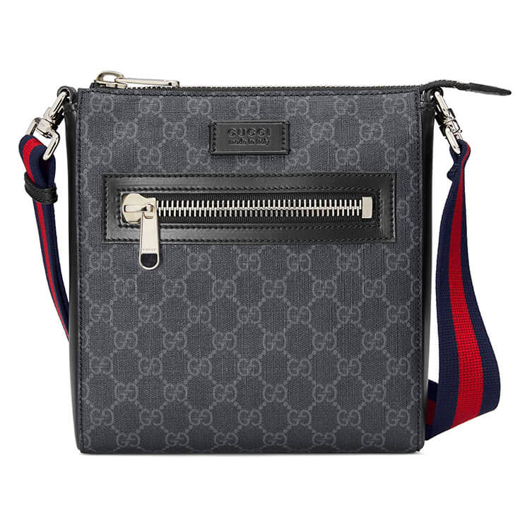 G*u*i gg black small messenger bag